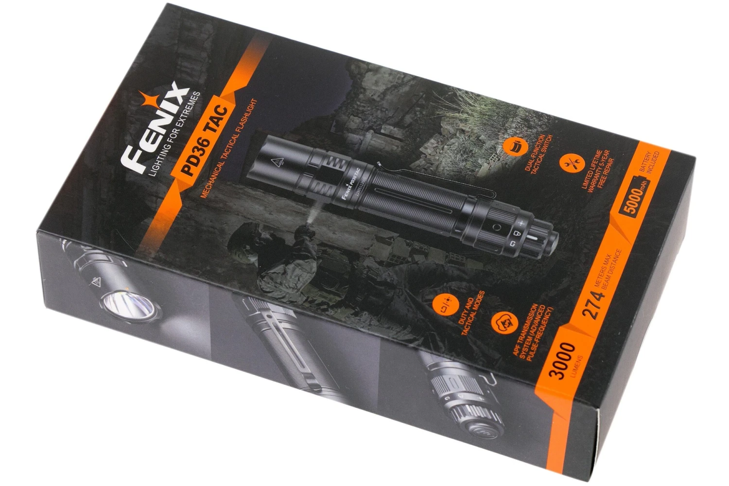 Fenix PD36 TAC Taktische Taschenlampe, 3000 Lumen 10 Fenix PD36 TAC Taktische Taschenlampe, 3000 Lumen – Bild 8