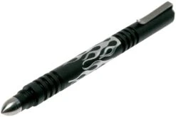 Rick Hinderer Investigator Pen Flames Aluminium, Mattschwarzer Taktischer Stift -Deutschland Jagd Licht Verkaufs-Shop HRK INVP FL MBK 03 rick hinderer knives