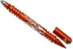 Rick Hinderer Investigator Pen Flames Aluminium, Taktischer Stift In Mattem Orange -Deutschland Jagd Licht Verkaufs-Shop HRK INVP FL MO 02 rick hinderer knives