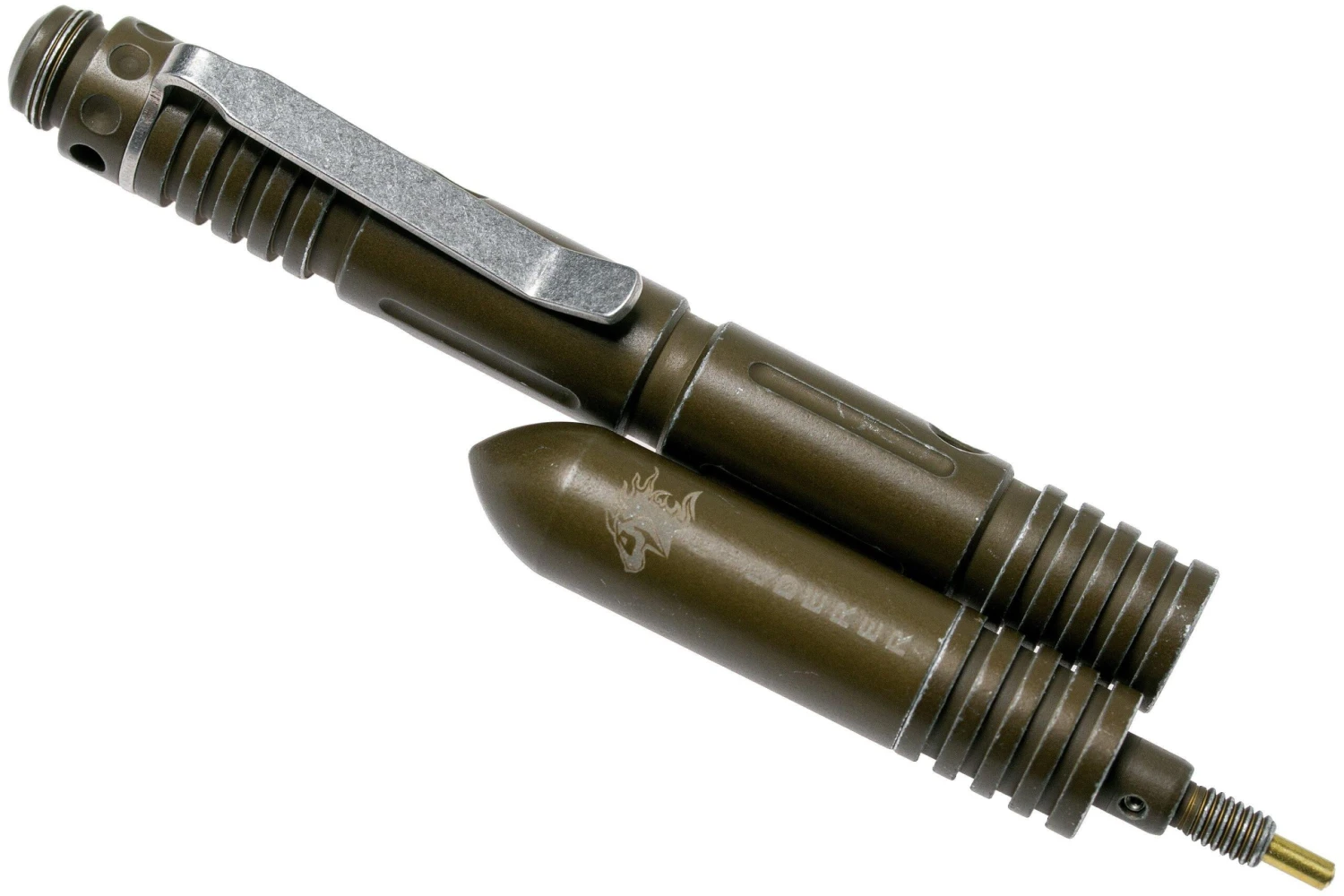 Rick Hinderer Extreme Duty Modular Kubotan Pen Deluxe Set Battled FDE Aluminium, Modularer Taktischer Stift 4 Rick Hinderer Extreme Duty Modular Kubotan Pen Deluxe Set Battled FDE Aluminium, Modularer Taktischer Stift – Bild 2