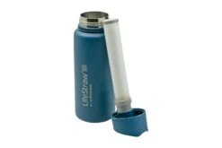 LifeStraw Go Stainless Steel Medium Blue Isolierte Trinkflasche Mit Filter, Blau -Deutschland Jagd Licht Verkaufs-Shop LWGO SS MB 04 lifestraw