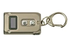 Nitecore Tini2 Ti Wiederaufladbare Schlüsselanhänger-Taschenlampe, Silber