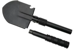 Off Grid Tools Manganese Camping Shovel, Schwarz, Faltschaufel
