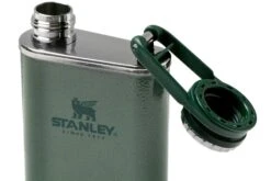 Stanley The Easy Fill Wide Mouth Flachmann 230 Ml - Hammertone Green -Deutschland Jagd Licht Verkaufs-Shop PI10 00837 126 03 stanley