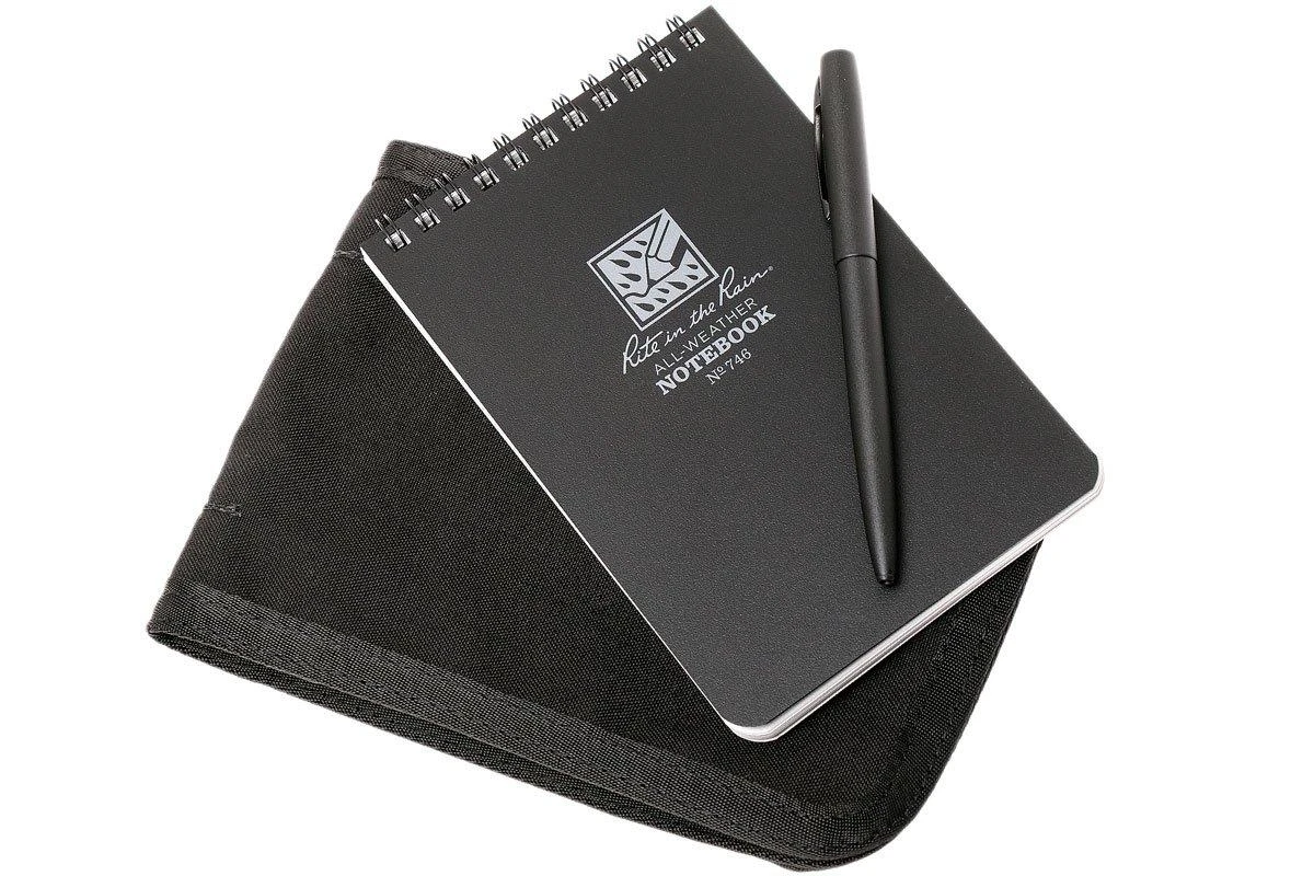 Rite In The Rain Pocket Top Spiral Kit, Schwarz, 746B-KIT 3 Rite In The Rain Pocket Top Spiral Kit, Schwarz, 746B-KIT