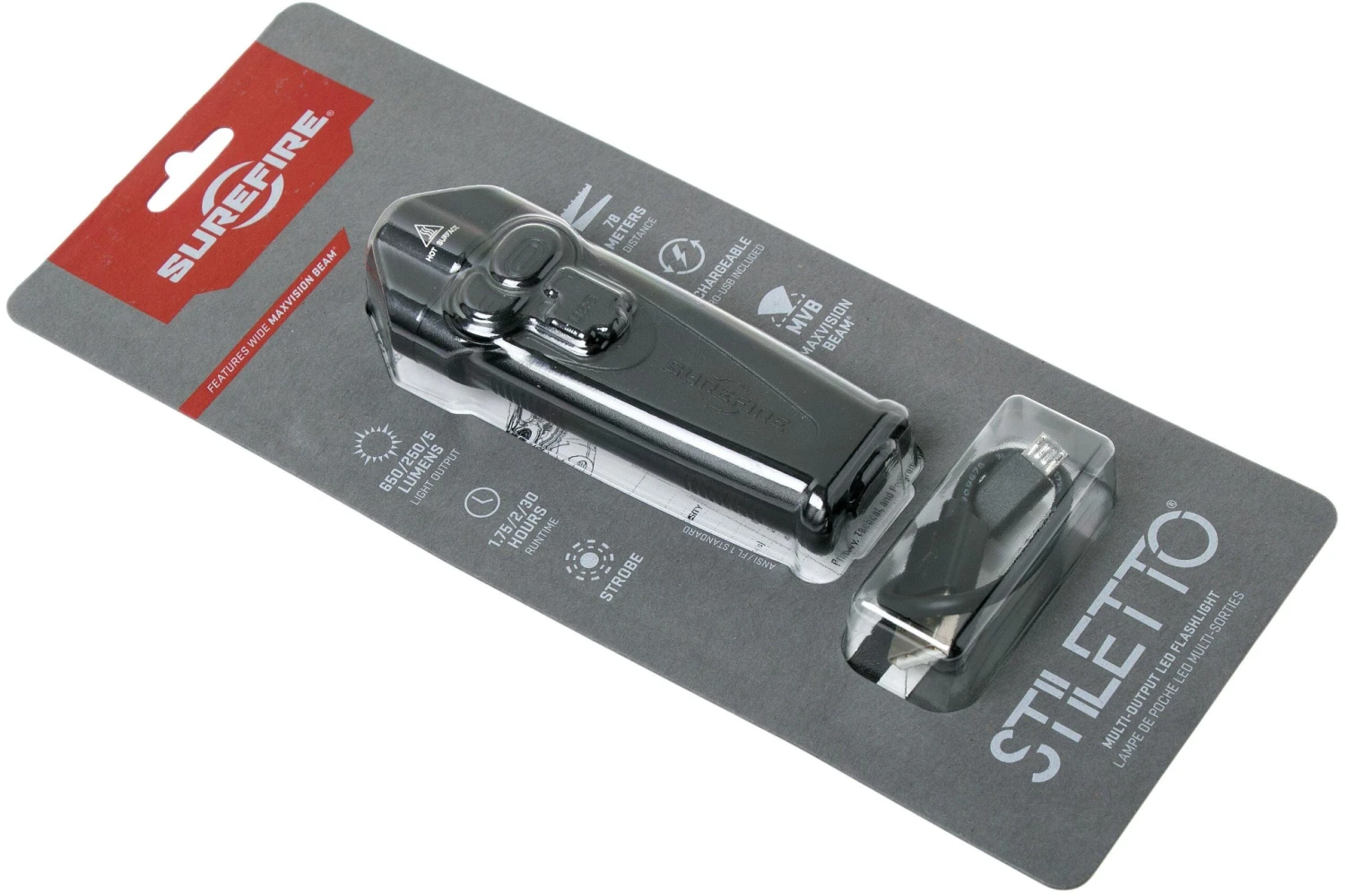 SureFire Stiletto Aufladbare LED-Taschenlampe 10 SureFire Stiletto Aufladbare LED-Taschenlampe – Bild 8