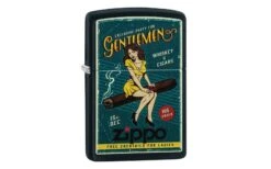 Zippo Cigar Girl Design Schwarz Matt 218-076647, Feuerzeug
