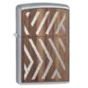 Zippo Woodchuck Walnut Emblem Herringbone Sweep 29902-000002, Feuerzeug -Deutschland Jagd Licht Verkaufs-Shop ZP29902 000002 01 zippo